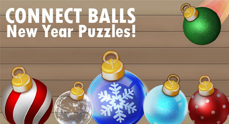 Source of Connect Balls New Year Puzzles! Game Image