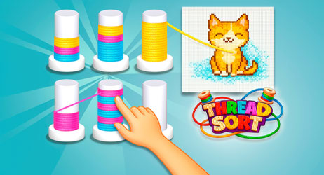 Source of Thread Sort Game Image