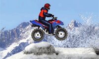 На квадроцикле по сугробам