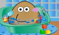 Pou Bathing