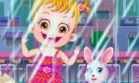 Baby Hazel Hujan pertama