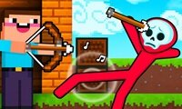 Noob Archer vs Stickman Zombie Shooter